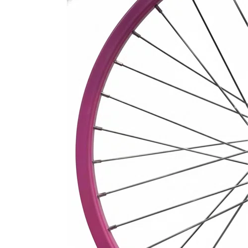 Roda Dianteira Aro 20 De Aluminio Rosa Bb Cubo Esferado