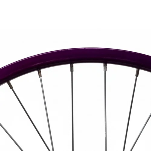 Roda Dianteira Aro 20 De Aluminio Violeta Cubo Esferado