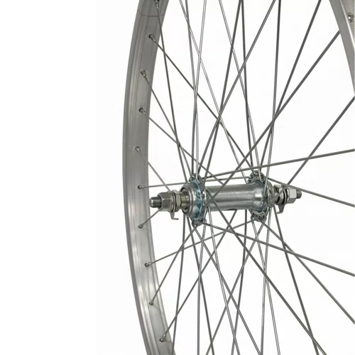 Roda Dianteira Aro 24 De Aluminio Raio Fino