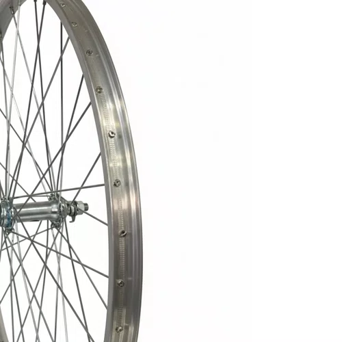 Roda Dianteira Aro 24 De Aluminio Raio Fino