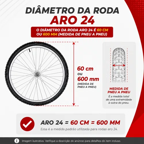 Roda Dianteira A24 Alumínio Natural Pneus + Câmaras de Ar