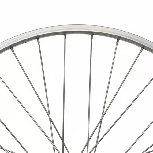 Roda Dianteira Aro 26 De Aluminio Raio Grosso Cubo Rolamentado