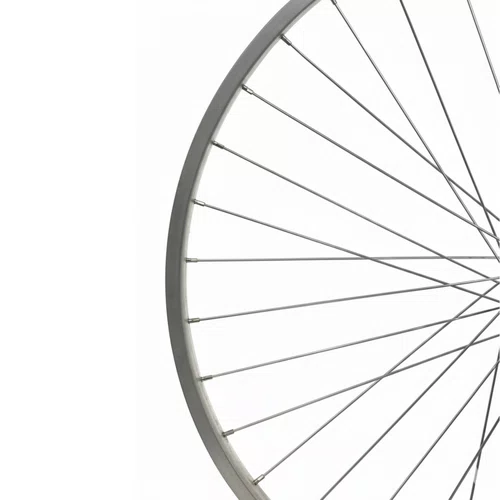 Roda Dianteira em Aluminio Aro 26 Barra Circular V-Brake Raio Fino