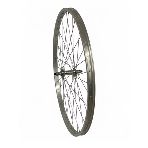 Roda Dianteira em Aluminio Aro 26 Barra Circular V-Brake Raio Fino