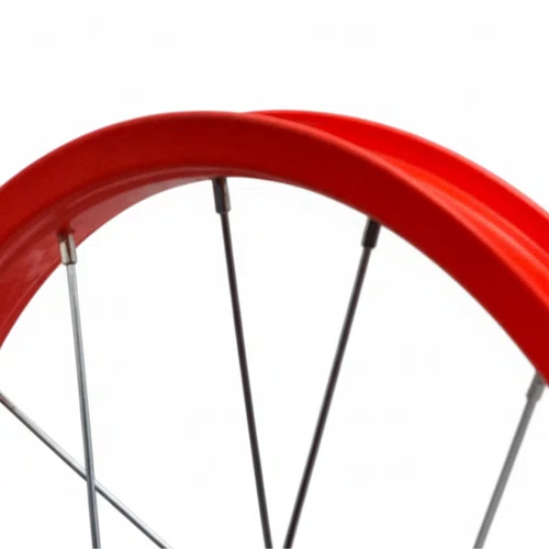 Roda Traseira Aro 16 De Aluminio Laranja Neon Para Bicicleta Infantil