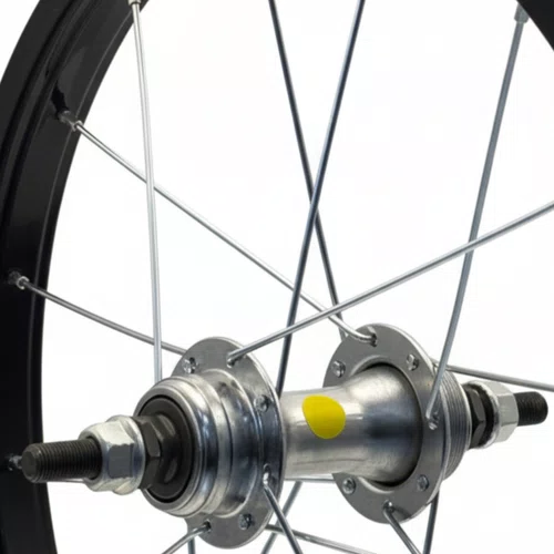 Roda Traseira Aro 16 De Aluminio Preta Para Bicicleta Infantil
