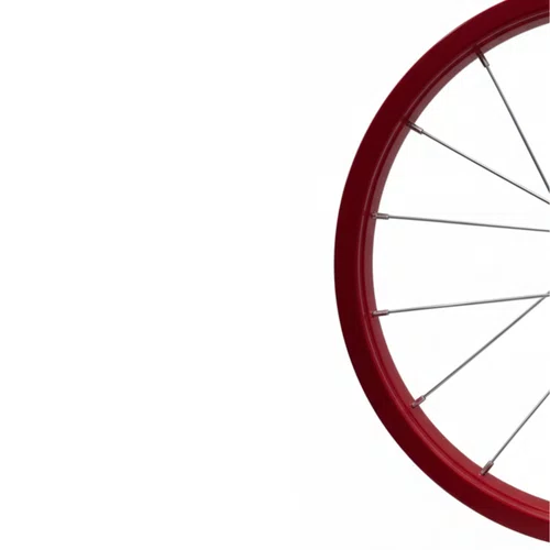 Roda Traseira Aro 16 De Aluminio Vermelha Para Bicicleta Infantil