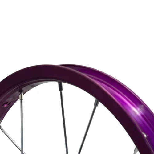 Roda Traseira Aro 16 De Aluminio Violeta Para Bicicleta Infantil