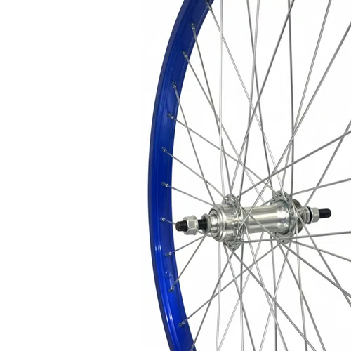 Roda Traseira Aro 20 De Aluminio Azul Cubo Esferado