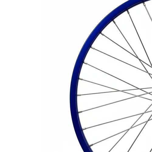 Roda Traseira Aro 20 De Aluminio Azul Cubo Esferado