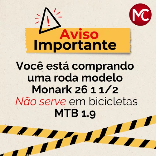 Roda Traseira em Aço Aro 26 Passeio Freio Varão Raio Grosso