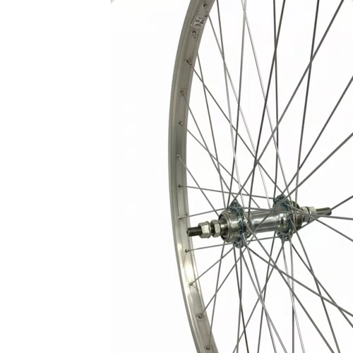 Roda Traseira em Aluminio Aro 26 Barra Circular V-Brake Raio Fino