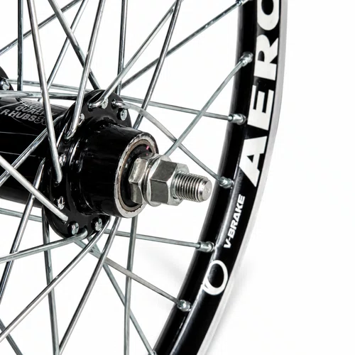 Rodas Dianteira e Traseira Aro 20 Aero Preta