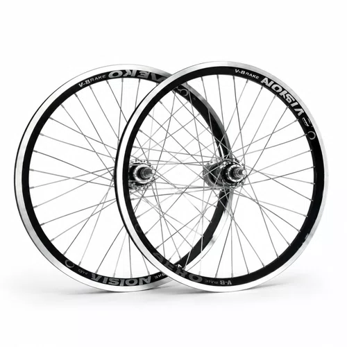 Rodas Dianteira e Traseira Aro 20 Aero Preta