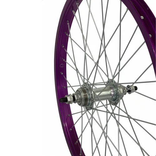 Rodas Dianteira e Traseira Aro 20 Aluminio Violeta Cubo Aço