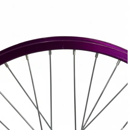 Rodas Dianteira e Traseira Aro 20 Aluminio Violeta Cubo Aço