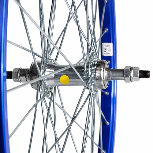 Rodas Dianteira e Traseira Aro 26 Aluminio Azul Raio Grosso