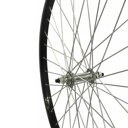 Rodas Dianteira e Traseira em Aluminio Preto Aro 26 Barra Circular V-Brake