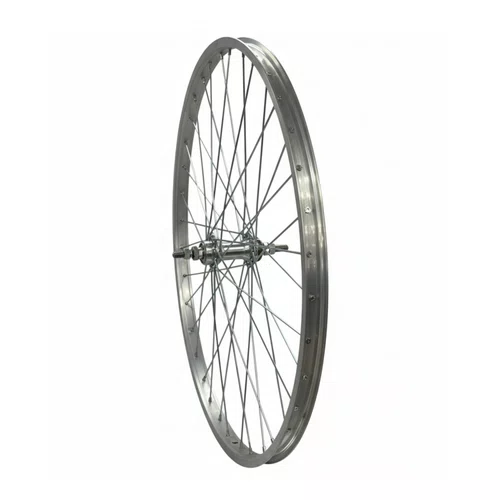 Roda Traseira em Aluminio Aro 26 Barra Circular V-Brake Raio Grosso