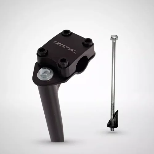 Suporte Guidão Bicicleta Expander 22,2mm Preto 8cm