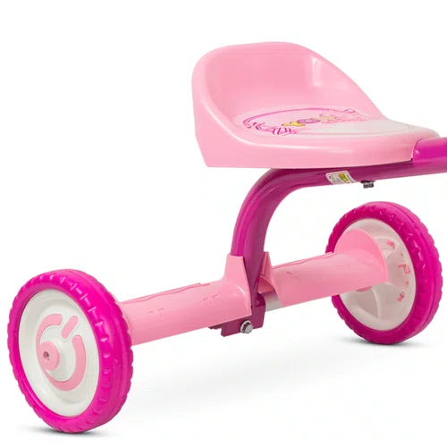 Triciclo You 3 Girl Nathor Infantil: Leveza, Segurança e Diversão em Alumínio (18m+)