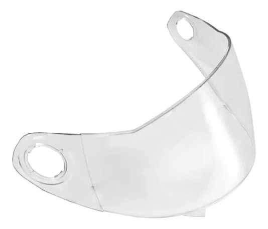 Viseira Termoformada Capacete Taurus Fórmula 1 Cristal 2mm
