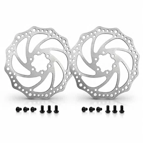 2 Unidades Disco Rotor Absolute 160mm Inox Freio Mec Hidr 6 Furos