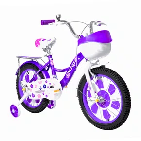 Bicicleta 16 Roxa Princess Feminina Unitoys