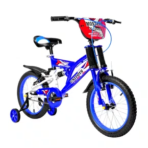 Bicicleta 16 Azul Infantil Suspensão Montana