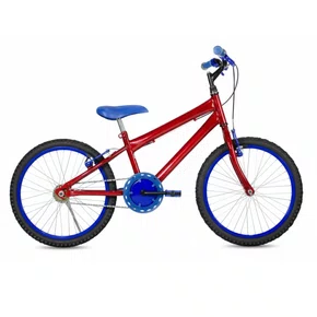 Bicicleta 20 Masculina Vermelha Infantil Aro Alumínio Azul
