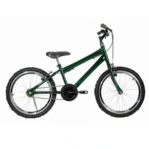 Bicicleta 20 Masculina Verde Escuro Infantil Aro Aero Preto