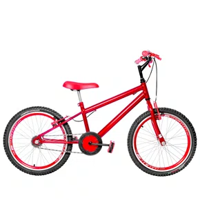 Bicicleta 20 Masculina Vermelha Infantil Aro Aero Vermelho