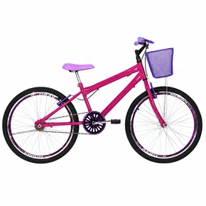Bicicleta 24 Feminina Pink Aro Aero Violeta