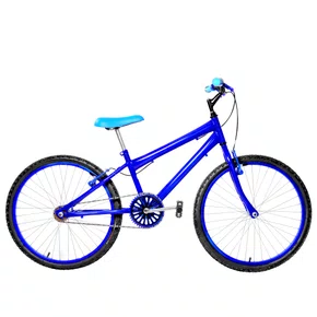 Bicicleta 24 Masculina Azul Aro Alumínio Azul