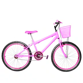 Bicicleta 24 Feminina Rosa Aro Aero Pink