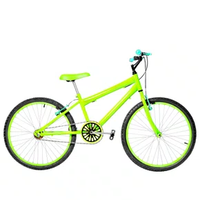Bicicleta 24 Masculina Verde Claro Aro Alumínio Verde