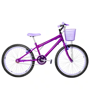 Bicicleta 24 Feminina Violeta Aro Aero Lilás