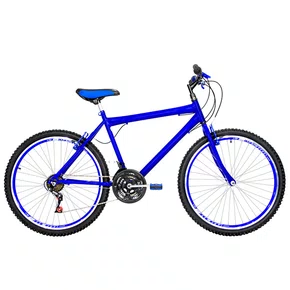 Bicicleta 26 Azul Urbana Aro Aero Azul 18 Marchas