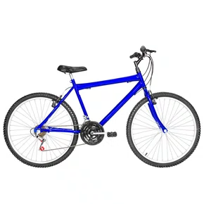 Bicicleta 26 Azul Urbana Aro Alumínio 18 Marchas
