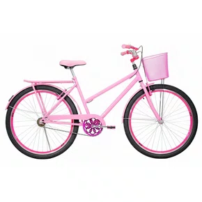 Bicicleta 26 Feminina Rosa Poti Aro Aero Pink