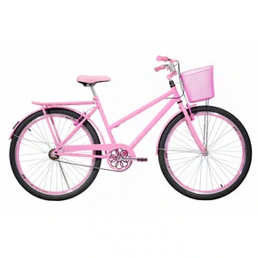 Bicicleta 26 Feminina Rosa Poti Aro Aero Rosa