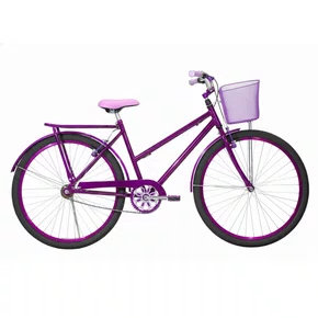 Bicicleta 26 Feminina Violeta Poti Aro Alumínio Violeta