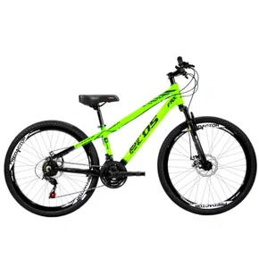 Bicicleta 26 Freeride Verde Neon Aro VPR MAX DH  | 21 Marchas Shimano-Freio a Disco