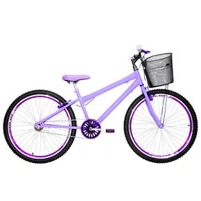Bicicleta 26 Lilas Urbana Rebaixada Aro Aero Violeta