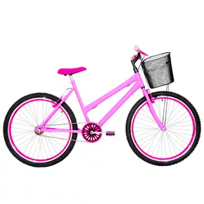 Bicicleta 26 Feminina Rosa Urbana Aro Aero Pink
