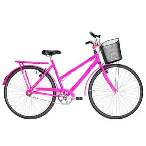 Bicicleta 26 Pink Poti Aro Aluminio