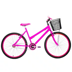 Bicicleta 26 Pink Urbana Aro Alumínio Pink