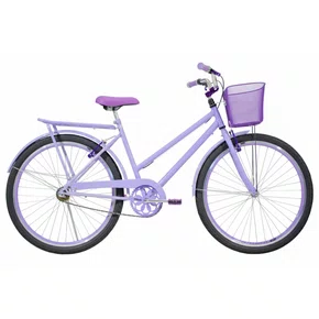 Bicicleta 26 Feminina Lilás Poti Aro Aero Lilás
