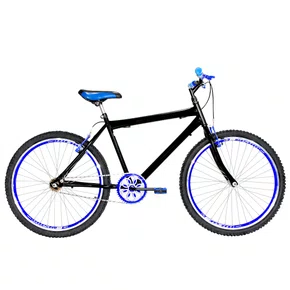 Bicicleta 26 Preta Urbana Aro Aero Azul