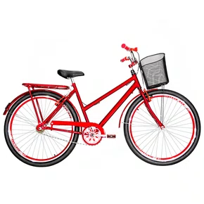 Bicicleta 26 Vermelha Poti Aro Aero Vermelho